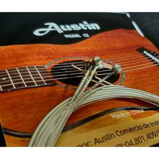 Encordoamento/Cordas Simples para Violão Aço c/Bolinha Austin-Kauthon cs (06 Cordas)