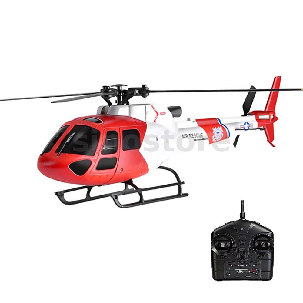 XK K150 AS350 Pequeno Esquilo Altitude Hold Fluxo Óptico 2.4G 4CH Motor Sem Escova Flybarless De 3 Lâminas Helicóptero R