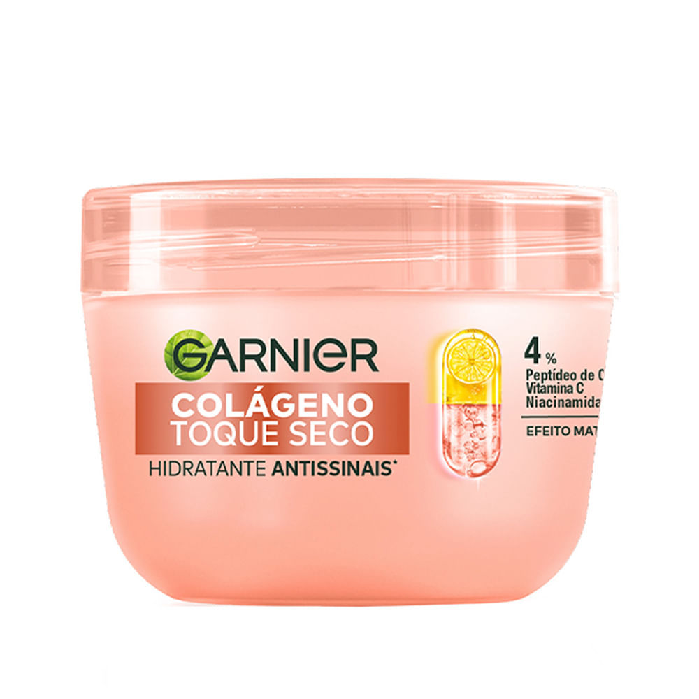 Creme Hidratante Facial Garnier Antissinais Colágeno Toque Seco 85g em Oferta na Shopee