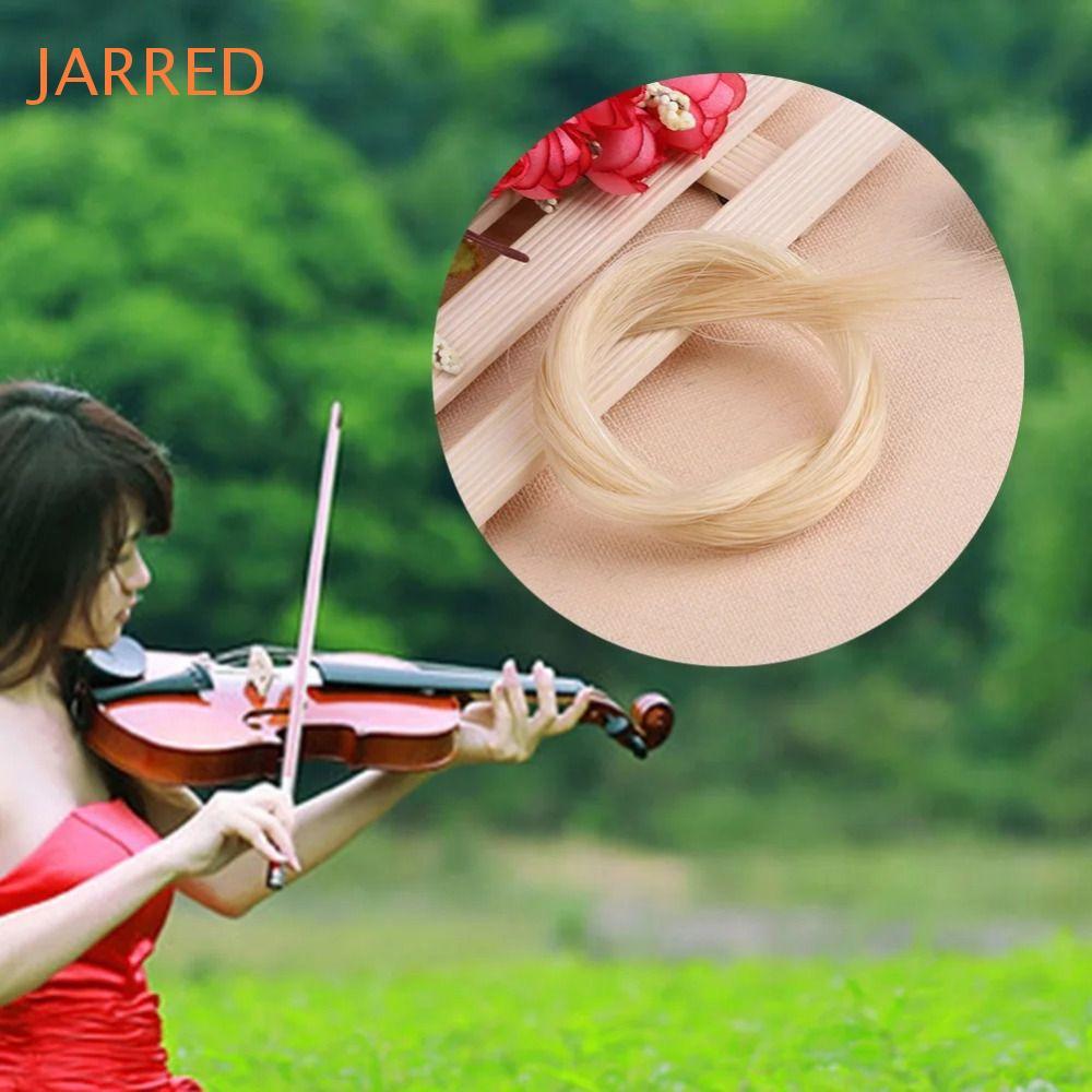 JARRED Natura Viola Arco Cabelo De Cavalo , Cor Natural Crina Universal Violino