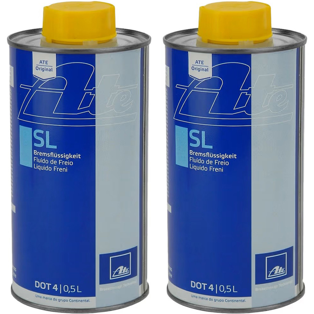 2x Fluido de Freios Marca ATE DOT 4 SL 500ml Alemão Original em Oferta na Shopee