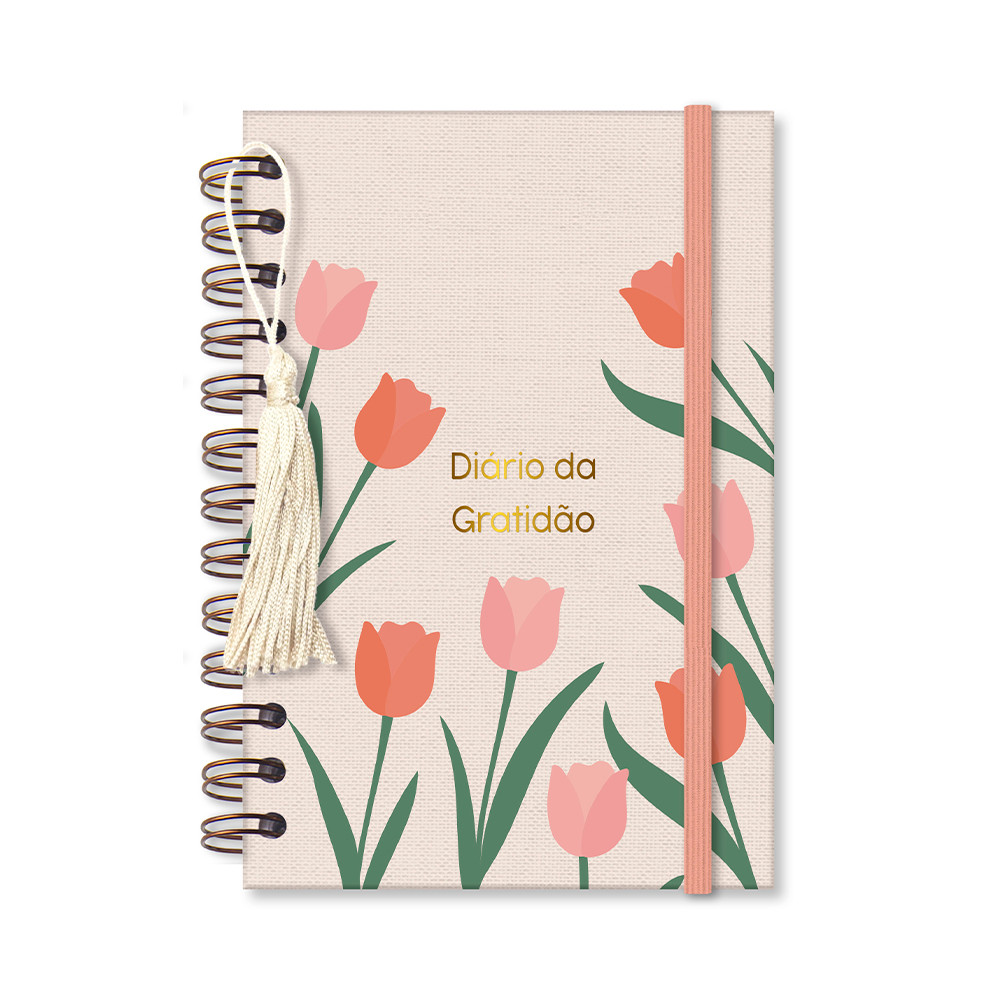 Imagem Diário da Gratidão Tulipas - Fina Ideia