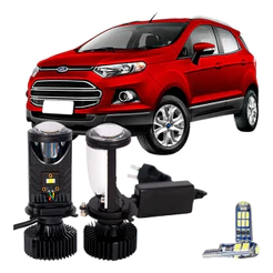 Lampadas Ultra Led Ford Ecosport 2013 A 2017 H4 30000lm