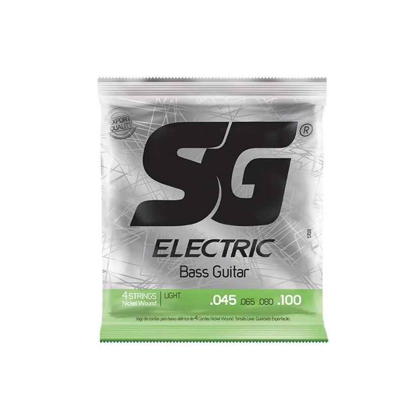 Encordoamento Sg Contra Baixo 4 Cordas 045 Nickel Leve