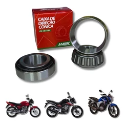 CAIXA DE DIRECAO TITAN 150 04-15/FAN 150 09-15/TITAN 125 00/FAN 125 00-20 KS-ES/TITAN 160 04-20 - CONICA - WGK