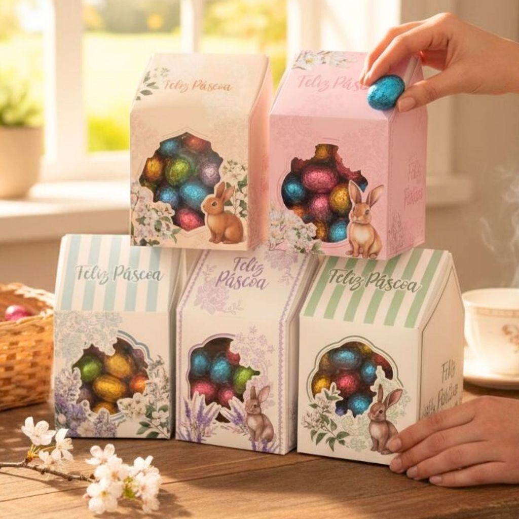 kit Páscoa 10 Caixinhas com visor Presentes2026 Presentes em Oferta na Shopee