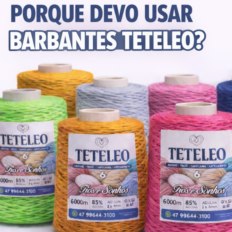 Barbante Antialergico Sem Poeira o Mais Macio Teteleo Fio Número 6 Colorido N.º 6 Colorido Tricô Artesanato em Oferta na Shopee