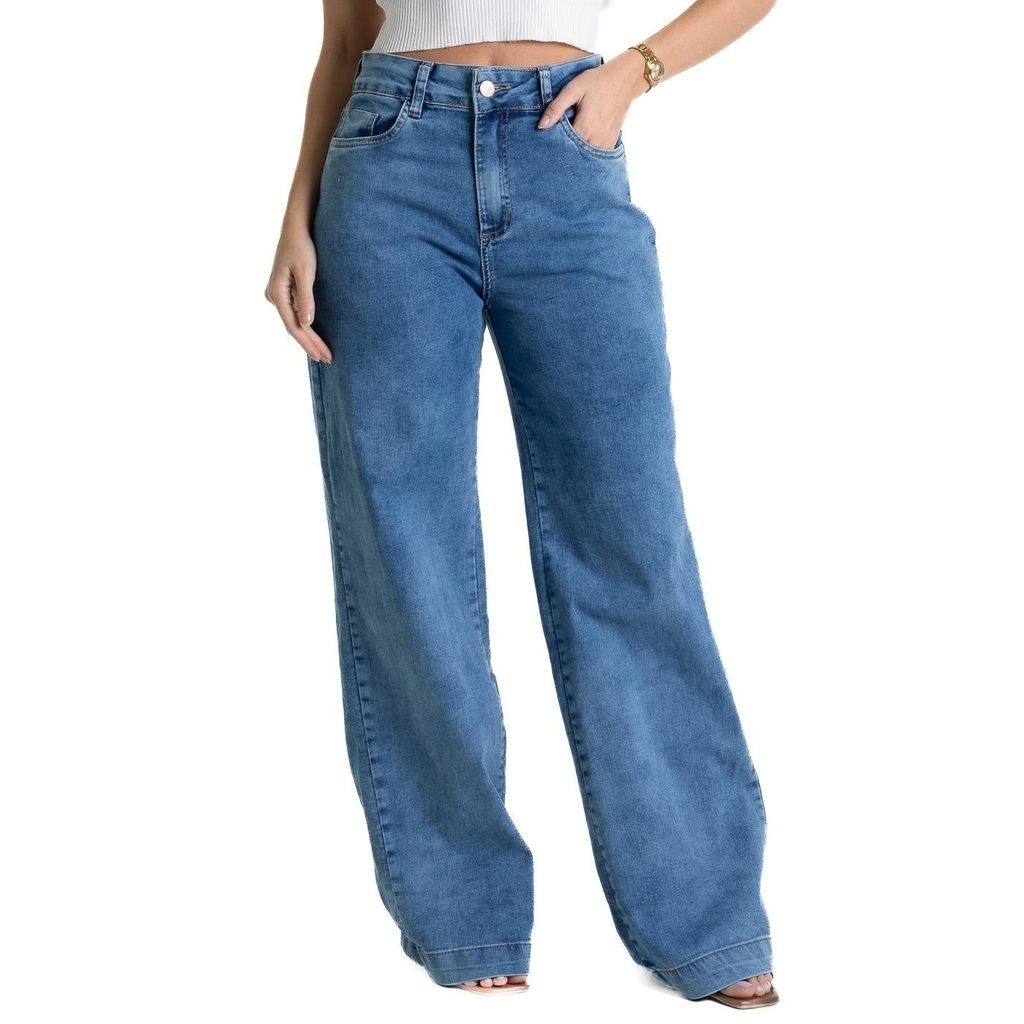 Calça Jeans Sawary Wide Leg - 281592