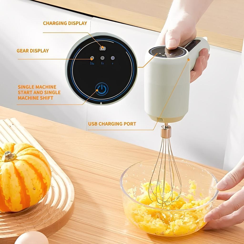Mini Processador E Mixer 3 em 1 20w Usb-C Bateria Recarregável 3 Velocidades Silencioso Com Acessórios ON-UD117