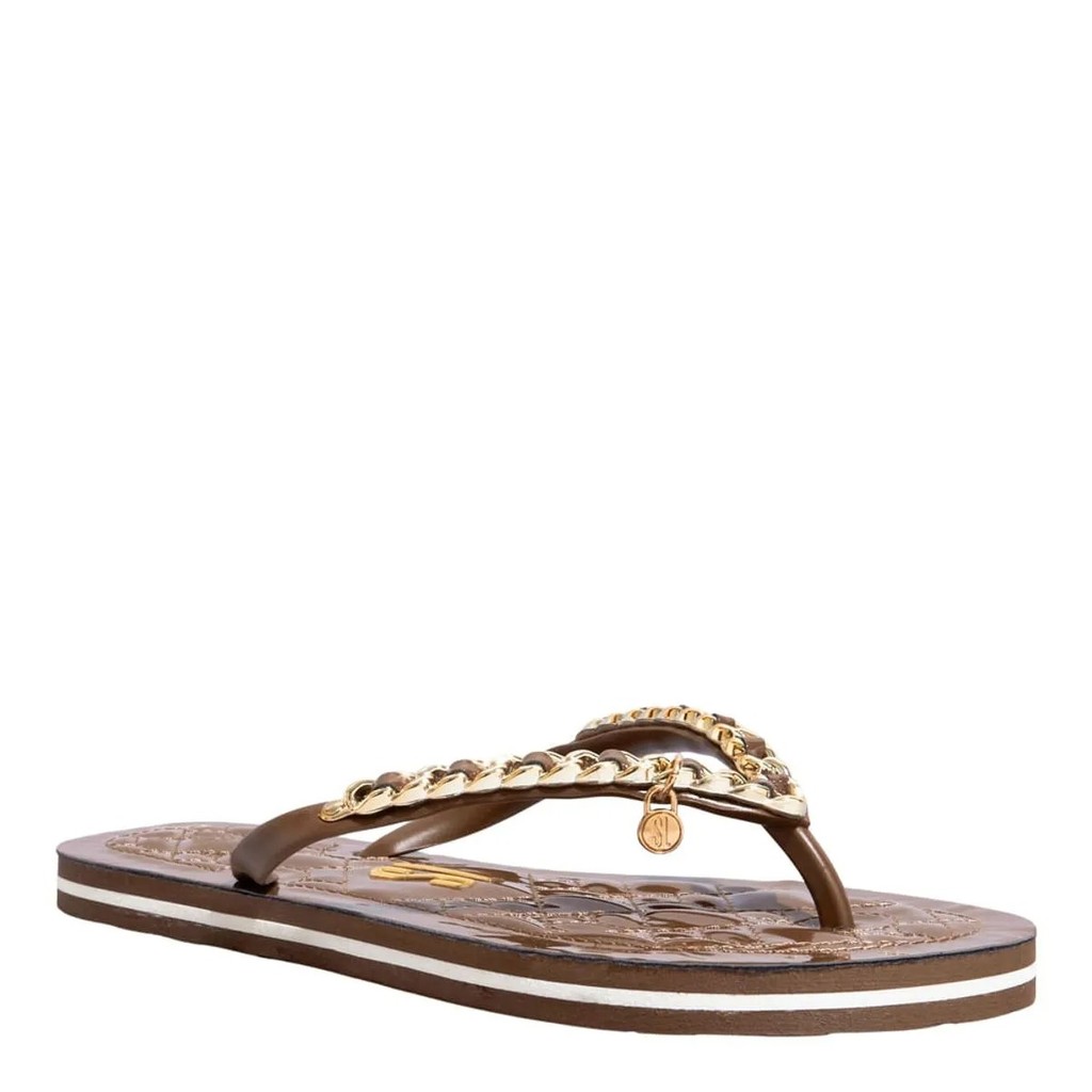 Chinelo Santa Lolla Flip Flop Verniz Anzeli TERRA