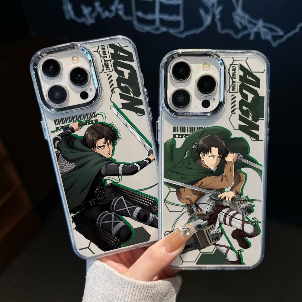 Anime Levi Ackerman Attack on Titan Capa Para Apple iPhone 17 Air 16 15 14 13 12 11 Pro Max X XR XSMAX 8 7 Plus Mole Tra