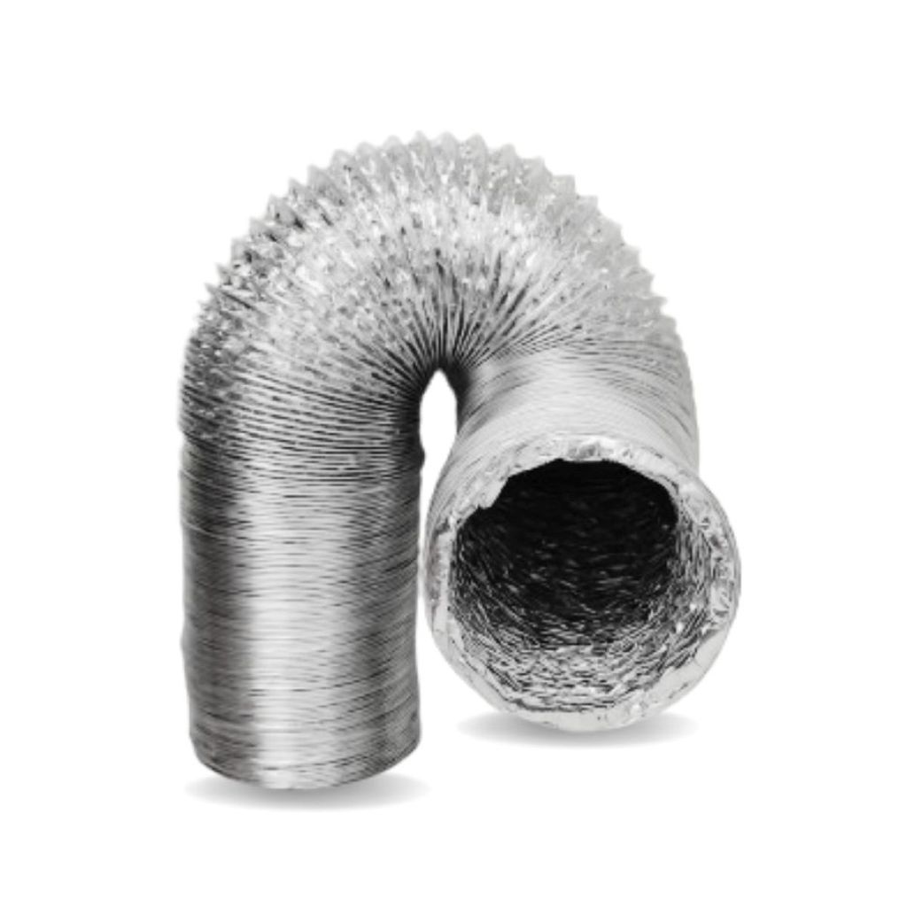 Duto Tubo Flexível 109mm ar condicionado portátil Coifa exaustor 100mm a 4 Polegadas Aluminizado