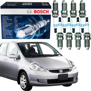 Jogo 8 Vela Honda Fit 1.4 2003 2004 2005 2006 Original Bosch em Oferta na Shopee
