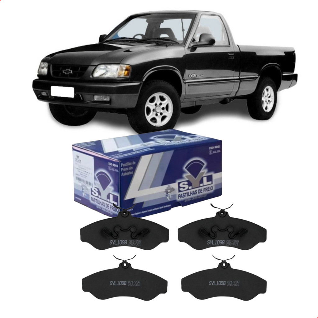 Pastilha Freio Dianteira Gm S10 4x2 2.2 2.5 1995 A 2004 Syl Original