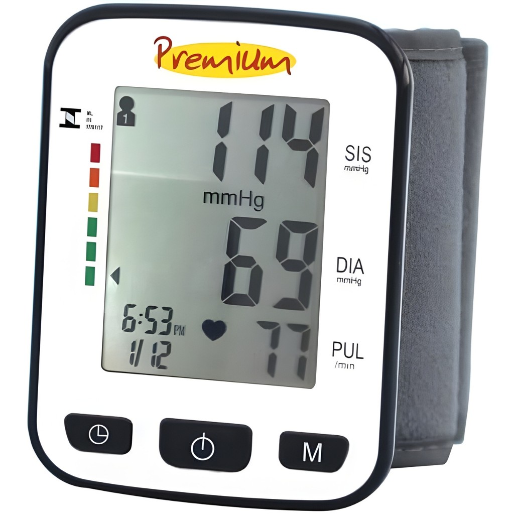 Aparelho Pressão Digital Pulso Automático Braçadeira 21.5cm