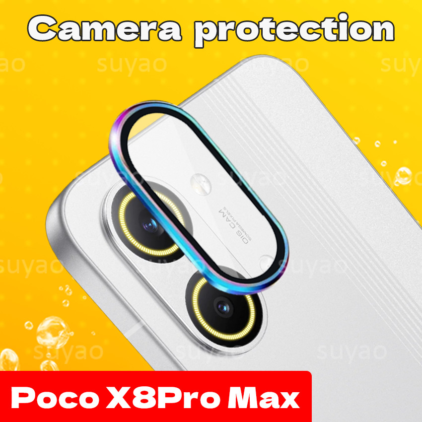 Para Xiaomi Poco X8 Pro Max ProMax 2026 Eagle Eye Camera Lente 3D PocoX8ProMax PocoX8Pro PocoX7Pro X7 Com Posicionamento
