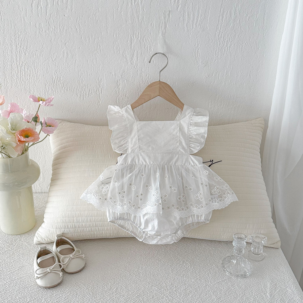 Feminino roupas de bebê verão estilo fino estilingue macacão bebê Outing roupas bonito roupas de verão Super bonito saia