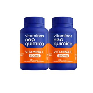 Kit 02 Vitamina C 500mg Neo Química 30 Comprimidos em Oferta na Shopee