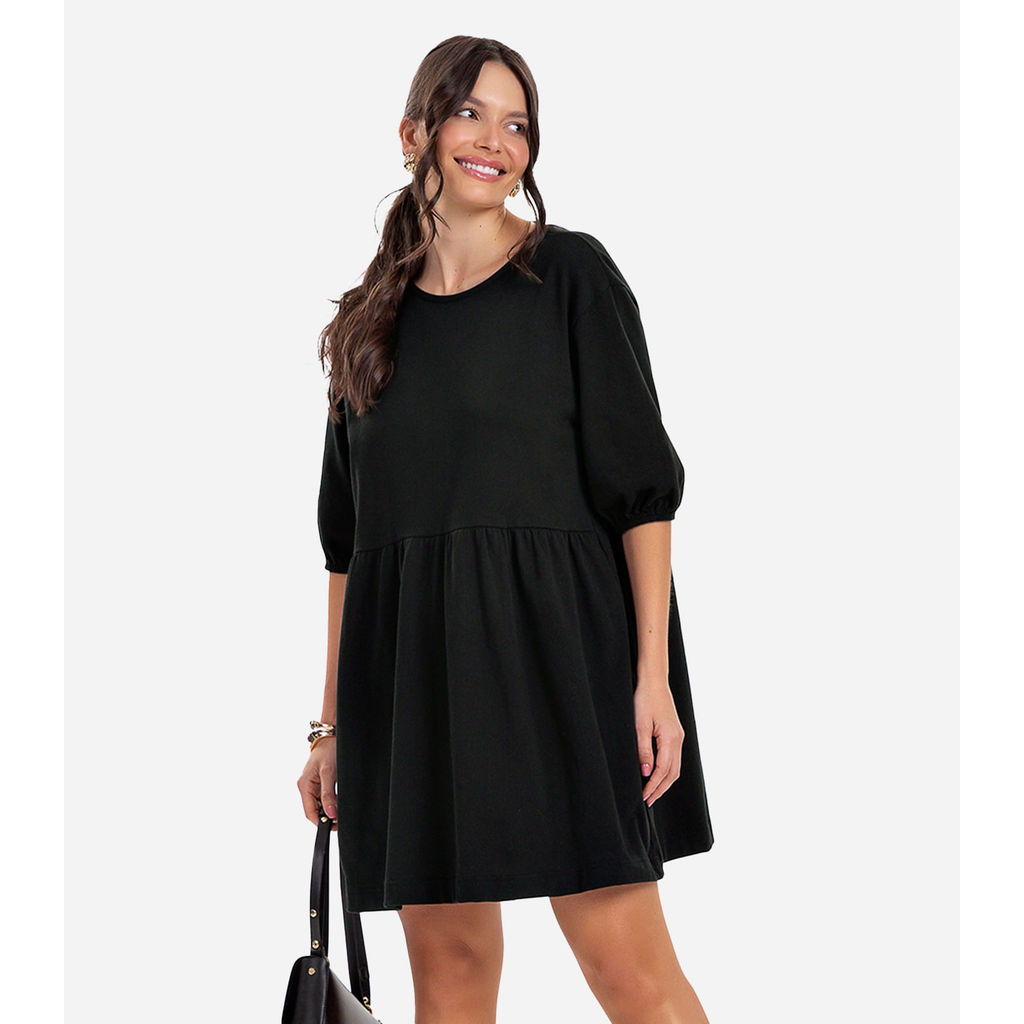 Vestido Feminino Curto Rovitex Preto