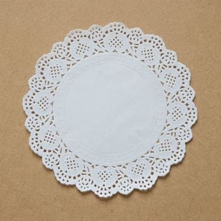 Fundo Rendado de Papel - Branco - 35cm  - 24 unidades - Rizzo em Oferta na Shopee