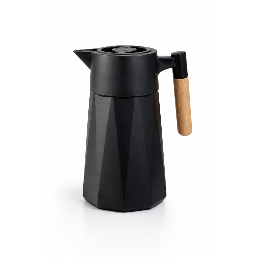 Garrafa Térmica Firenze 1 Litro com Cabo de Madeira para Café Chá