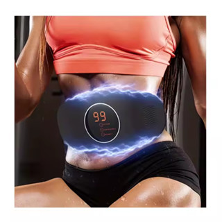 Cinto De Emagrecimento e Massageador Elétrico Vibração Abdominal P.QIU em Oferta na Shopee