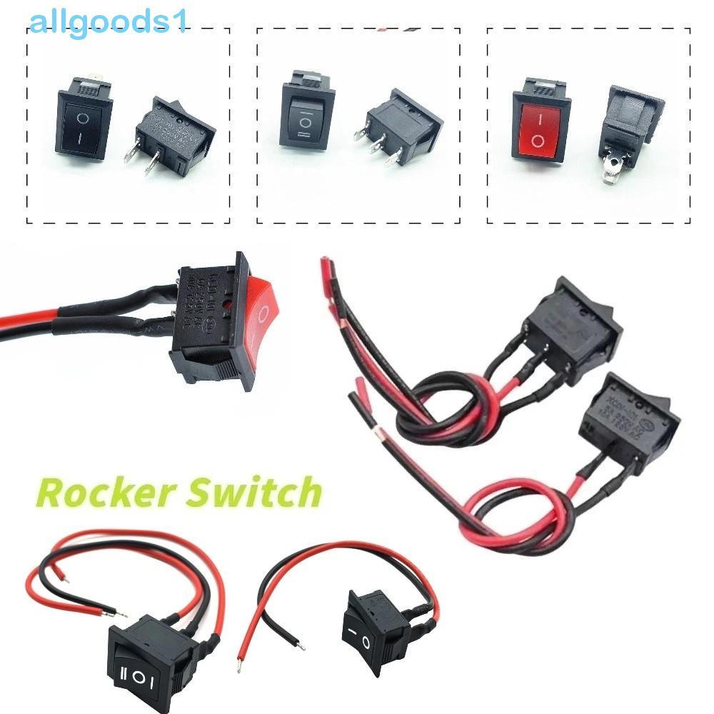 Interruptor De Alimentação Do Controlador ALLGOODS 10 Unidades , Mini Oscilante DC ON/12 Volts , Alternância De 2/3 Engr