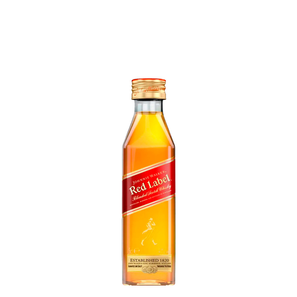Miniatura Whisky Johnnie Walker Red Label 50ml em Oferta na Shopee