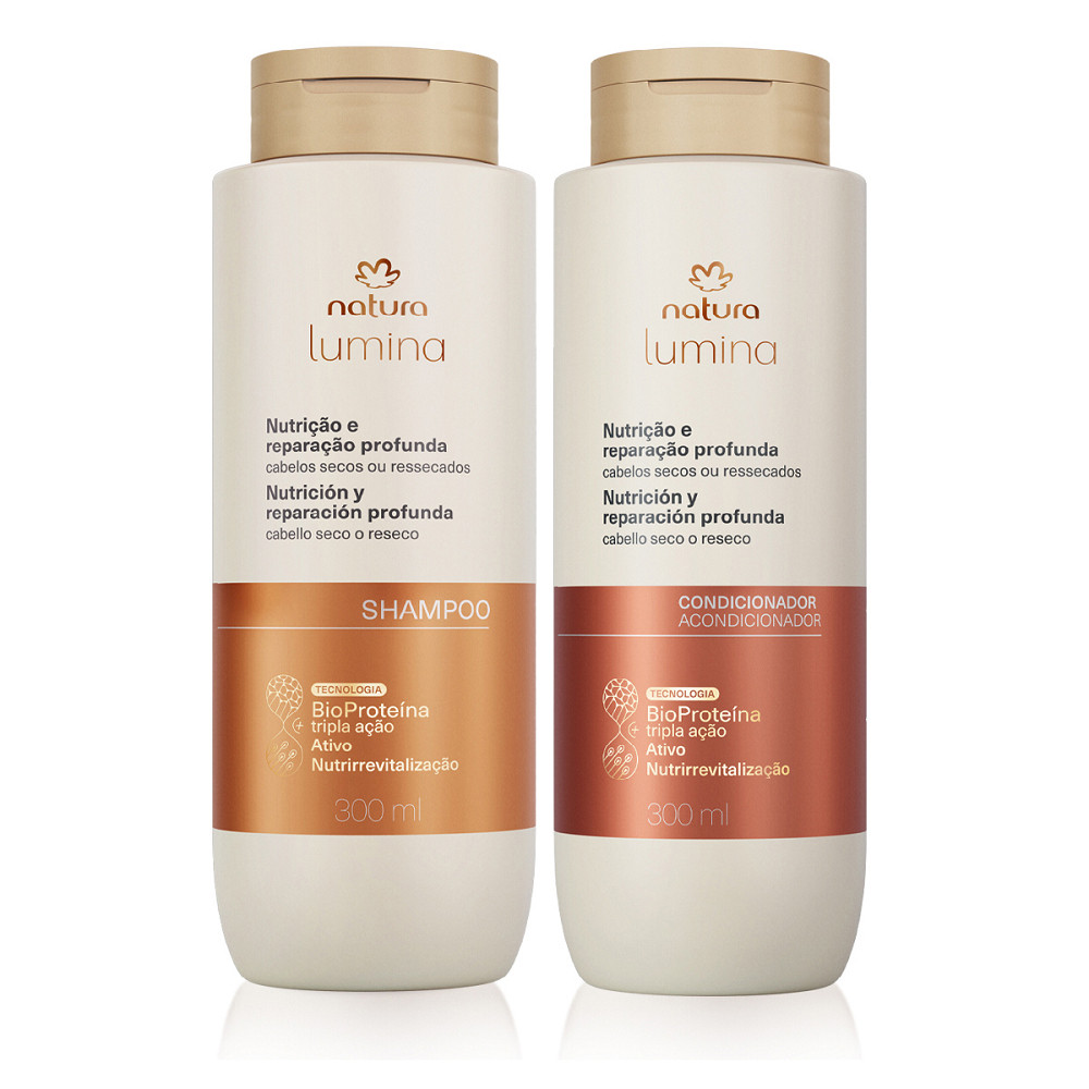 Kit Shampoo e Condicionador Lumina Nutrição e Reparação Natura