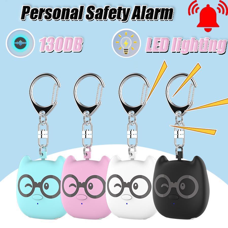 Alarme De Segurança Pessoal Com Luz Bonito Portátil Chaveiro Dispositivos De Proteção Para Crianças Mueadybr