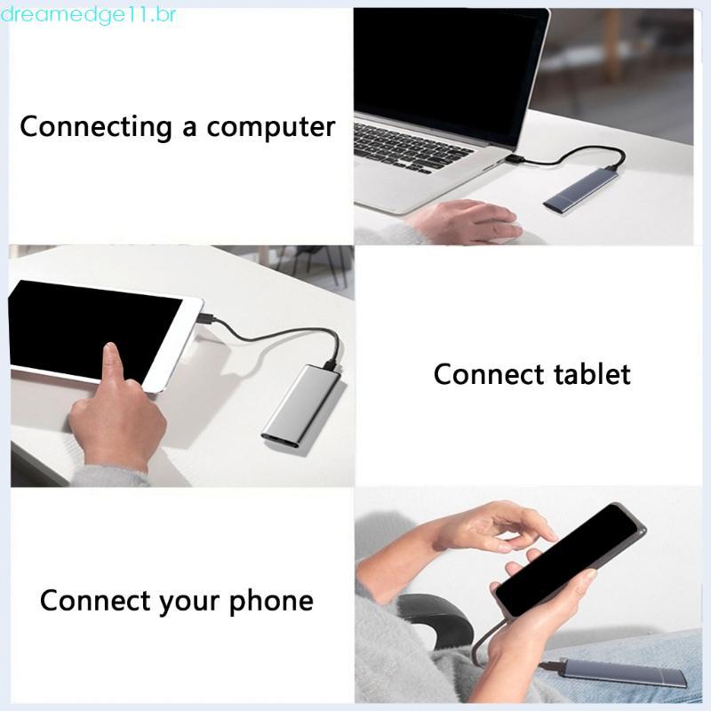 dreamedge11 Gabinete Ssd Externo Alumínio Para Unidade M 2 2280 2260 2242 2230