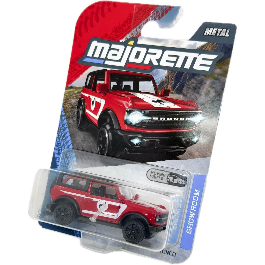 Miniatura - 1:64 - Ford Bronco Vermelho - Showroom - Majorette 8502000000