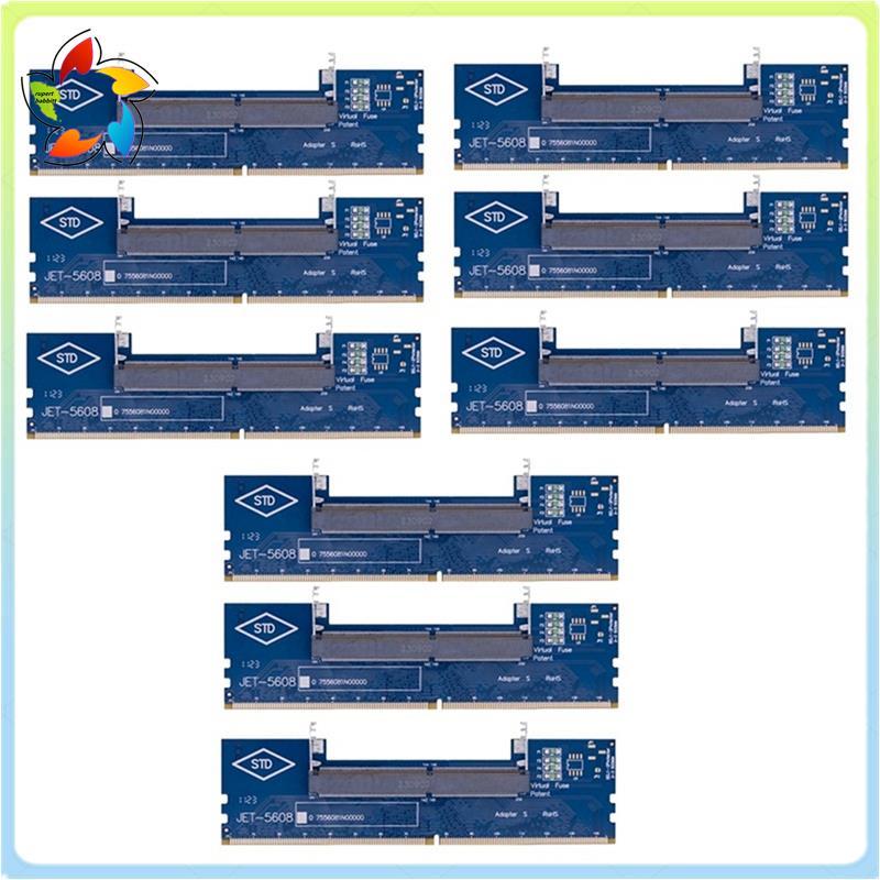 Adaptador De Módulo De Memória RAM 9PCS DDR4 Laptop Para Desktop SO-DIMM PC Cartão De Teste De Expansão