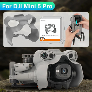 Capa De Lente Anti-Reflexo Para DJI MINI 5 PRO Câmera Sombrinha Gimbal Protetora Liberação Rápida Acessórios Drones Foto