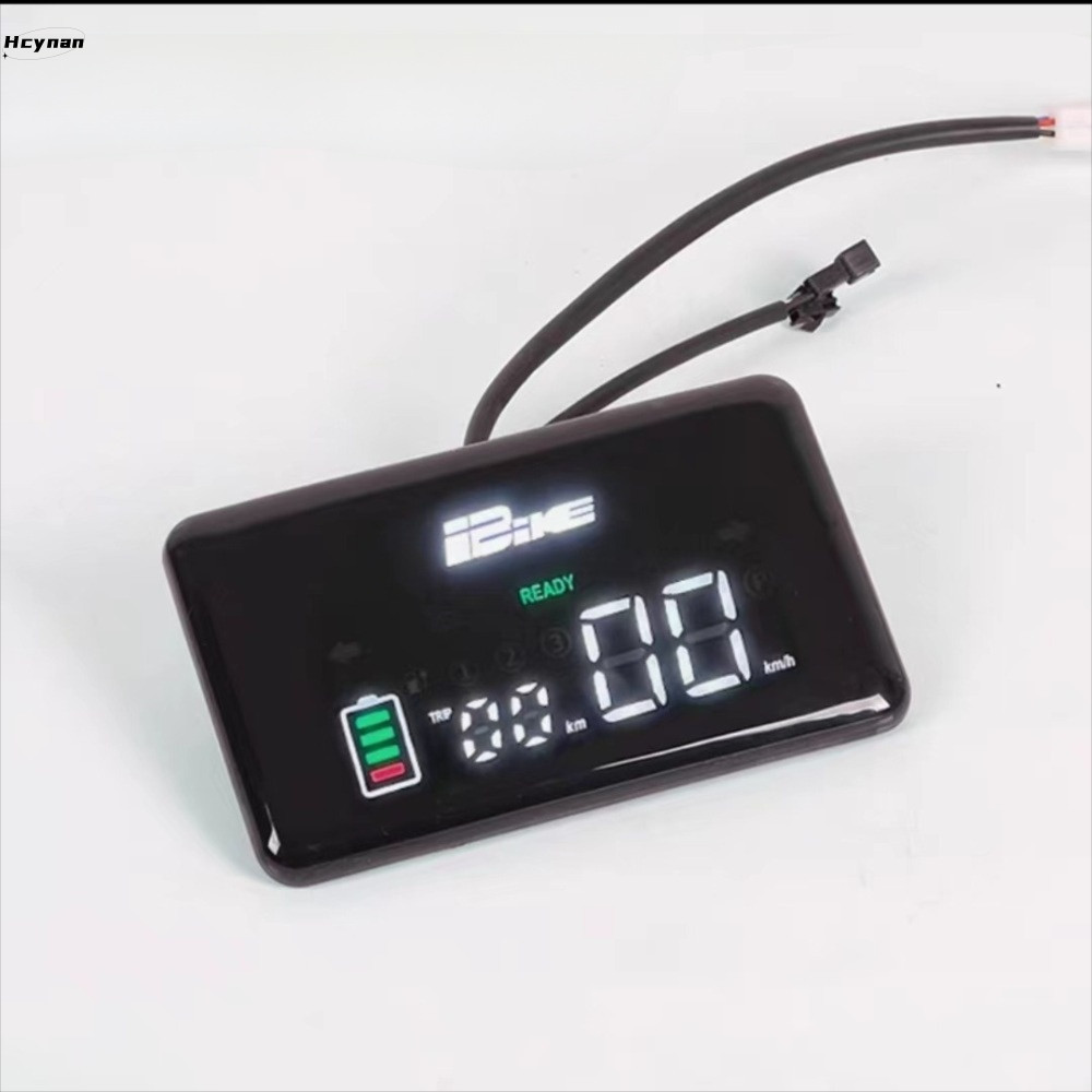 Display LED Para Veículo Elétrico HCYNAN , Tela De Velocímetro De Plástico 48V 60V 72V , Painel De Controle De Instrumen