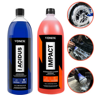 Kit Vonixx Acidus Pro 1,5L + Impact Flotador Limpeza Ácida e Pesada Automotiva em Oferta na Shopee