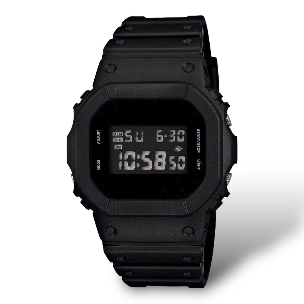 Relógio Digital Menor Masculino Silicone Alarme Cronômetro Esportivo Resistente À Água Preto em Oferta na Shopee