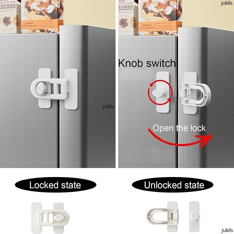 Fechadura De Segurança Infantil , Trava De Geladeira , Gaveta , Fivela , Portas Para Bebês