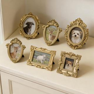 Mini Molduras Vintage 5 Peças , Decoração De Fotografia De Resina , De Parede De Natal Para