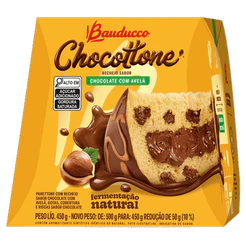 Chocottone maxi avelã Bauducco