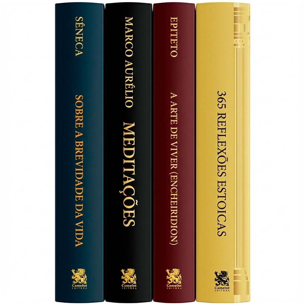 Biblioteca Estoica | Grandes Mestres | Volume I | Marco Aurélio, Epiteto, Sêneca em Oferta na Shopee