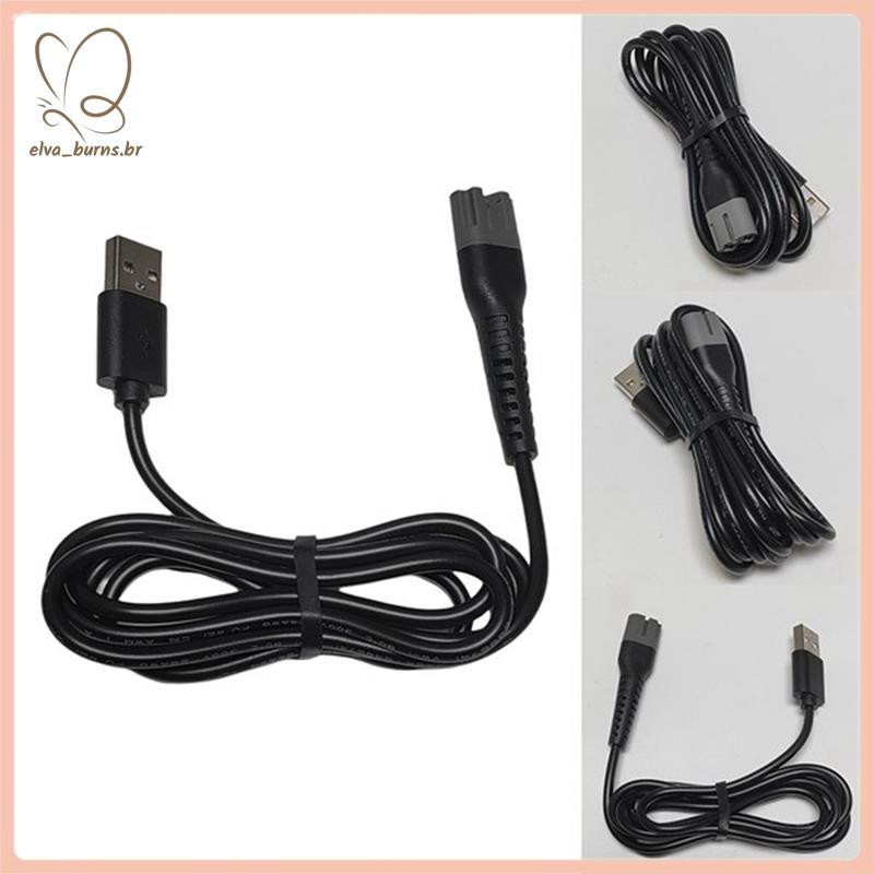 [elva_burns.br] Cabo De Alimentação Para Máquina De Cortar Cabelo USB WAHL 8148/8591/8509 Carregador De Aparador De Barb