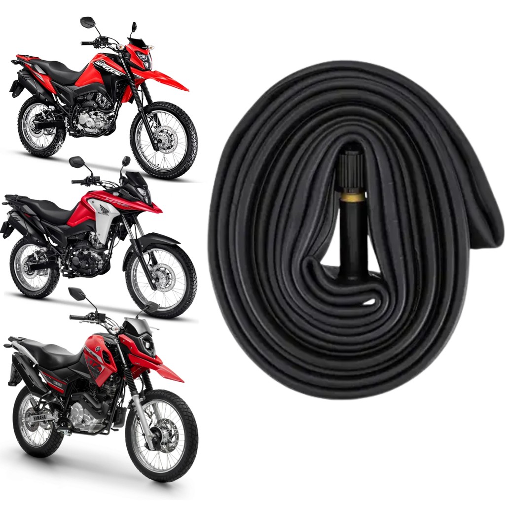 CÂMARA DE AR 90/90 ARO 19 DIANTEIRO SMARTFOX VÁLVULA SCHRADER BROS XRE CB400 450 CROSSER