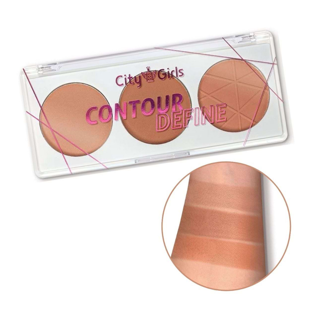 Trio Paleta de Contorno City Girls Contour Define