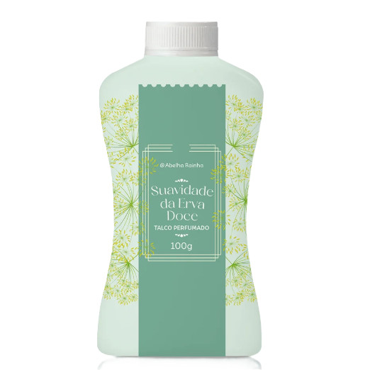 Talco Perfumado Multiuso Suavidade Da Erva Doce 100g (5483)