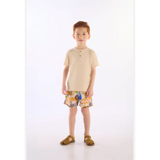 Conjunto Camiseta Short Safári Up Baby em Oferta na Shopee