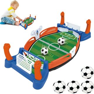 Futebol de Mesa Portátil para Crianças - Brinquedo Divertido com Bolas Inclusas