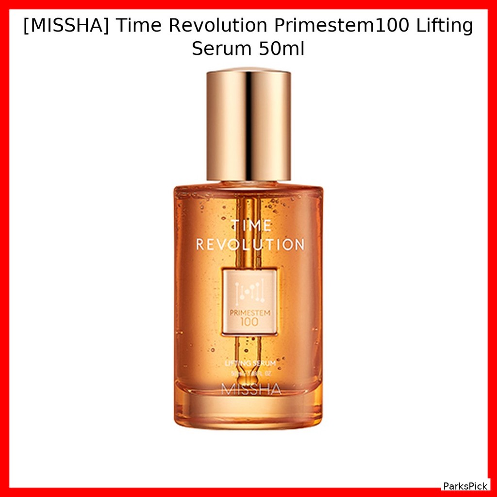 [MISSHA] Time Revolution Primestem100 Lifting Serum 50ml/Soro Coreano/Efeito Firmador/100 % Autentico Da ParksPick