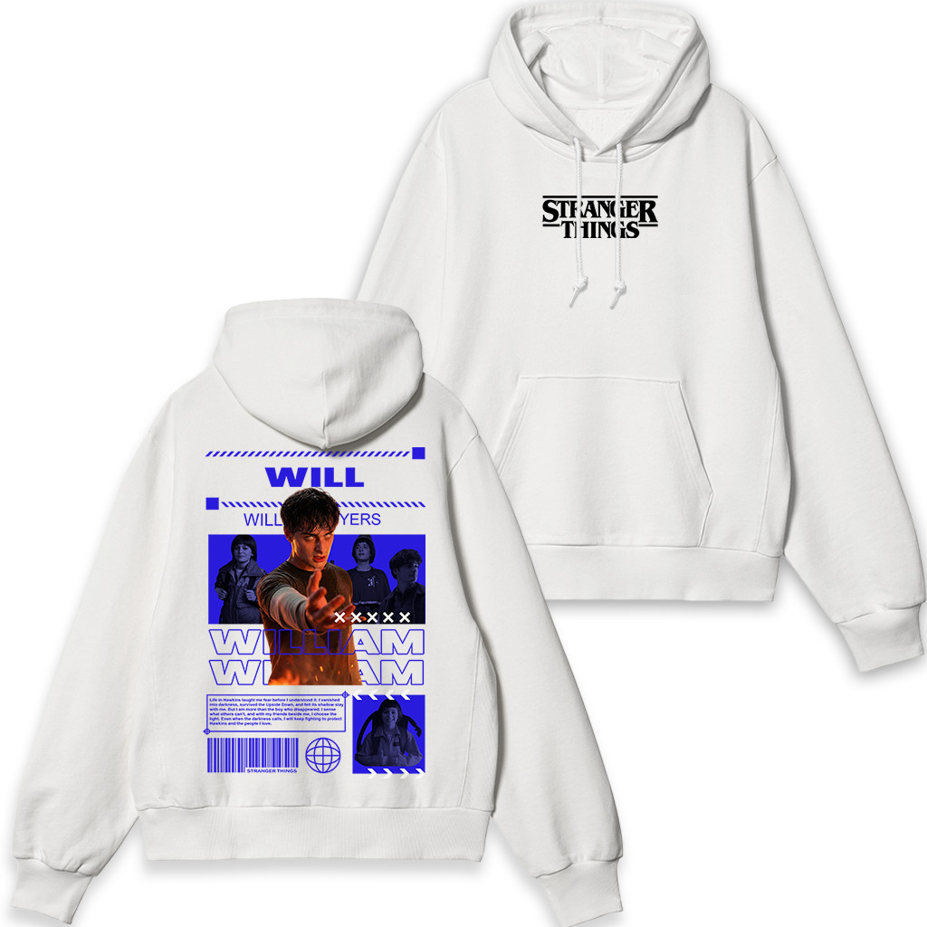 Moletom Canguru Will William Stranger Things Moletom Casaco Algodão em Oferta na Shopee