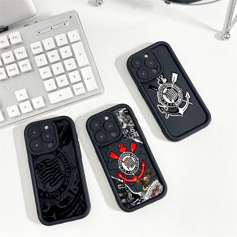 Capinha Corinthians Para Samsung A15 A35 A55 A54 A34 A14 A05 A04 A03 A13 A12 A11 A23 A32 A52 A51 Capa De Silicone Case